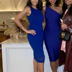 Custom Royal blue dress size 2